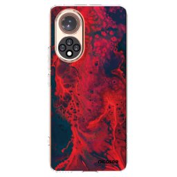 Átlátszó szilikon tok az alábbi mobiltelefonokra Huawei Nova 9 - Organic red