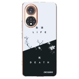 Átlátszó szilikon tok az alábbi mobiltelefonokra Huawei Nova 9 - Life - Death