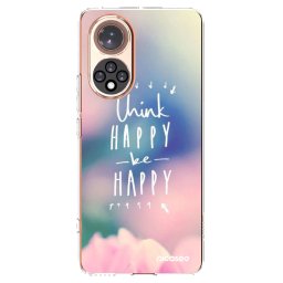 Átlátszó szilikon tok az alábbi mobiltelefonokra Huawei Nova 9 - Think happy be happy