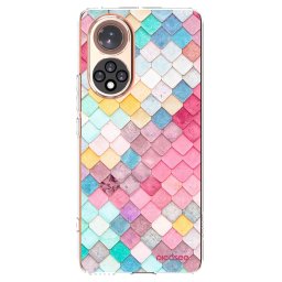 Átlátszó szilikon tok az alábbi mobiltelefonokra Huawei Nova 9 - Colorful roof