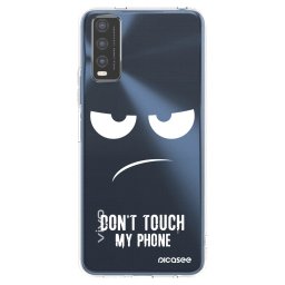 Átlátszó szilikon tok az alábbi mobiltelefonokra Vivo Y20s - Don't Touch My Phone