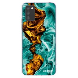 Átlátszó szilikon tok az alábbi mobiltelefonokra Samsung Galaxy A03s A037G - Goldsky