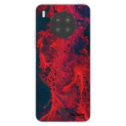 Átlátszó szilikon tok az alábbi mobiltelefonokra Huawei Nova 8i - Organic red