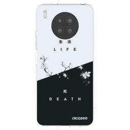 Átlátszó szilikon tok az alábbi mobiltelefonokra Huawei Nova 8i - Life - Death