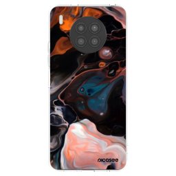 Átlátszó szilikon tok az alábbi mobiltelefonokra Huawei Nova 8i - Cream