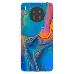 Átlátszó szilikon tok az alábbi mobiltelefonokra Huawei Nova 8i - Rainbow