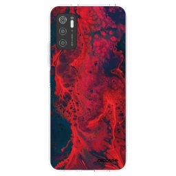 Átlátszó szilikon tok az alábbi mobiltelefonokra Xiaomi Poco M3 Pro 5G - Organic red