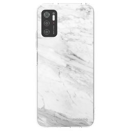 Átlátszó szilikon tok az alábbi mobiltelefonokra Xiaomi Poco M3 Pro 5G - White marble