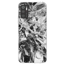 Átlátszó szilikon tok az alábbi mobiltelefonokra Xiaomi Poco M3 Pro 5G - Chrome