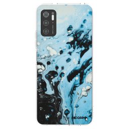 Átlátszó szilikon tok az alábbi mobiltelefonokra Xiaomi Poco M3 Pro 5G - Organic blue