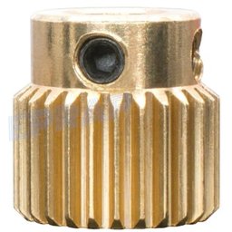 Plusreprap MK8-9 sárgaréz extruder 26 fogaskerék