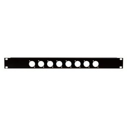 19" csatlakozó panel 8 x XLR