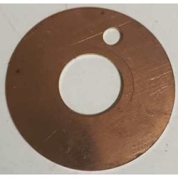 2"-os Vörösréz Lemez 50mm átmérő (4043)