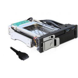 5.25 Mobil Rack 1 x 2.5 + 1 x 3.5 SATA HDD-