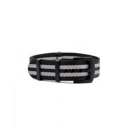 WB Original ultra prémium Nato óraszíj fekete/szürke 22mm