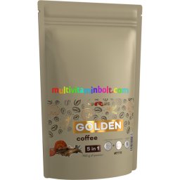 Golden Coffee Star 5 in 1, Instant Kávé 750 g, 1 adag 750 mg Cordyceps sinensist és 500 mg Ganoderma lucidumot tartalmaz - Starlife