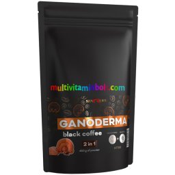 Ganoderma Black Coffee Star, Instant Arabica Kávé gyógygombával, 450 g, 1 adagban 750 mg Ganoderma gomba - Starlife