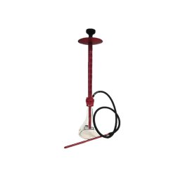 Leavacci XL vízipipa - Piros - 80cm - Szilikon csővel