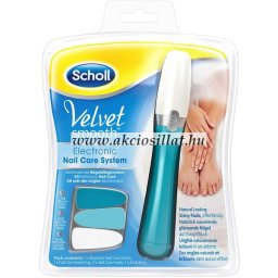 Scholl Velvet Smooth elektromos körömápoló szett