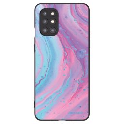 Fekete szilikon tok az alábbi mobiltelefonokra OnePlus 8T - Pink liquid