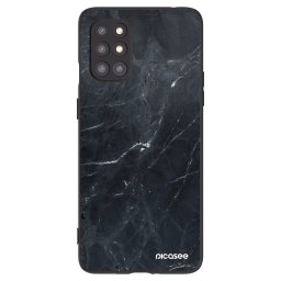 Fekete szilikon tok az alábbi mobiltelefonokra OnePlus 8T - Black marble