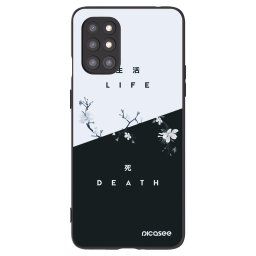 Fekete szilikon tok az alábbi mobiltelefonokra OnePlus 8T - Life - Death