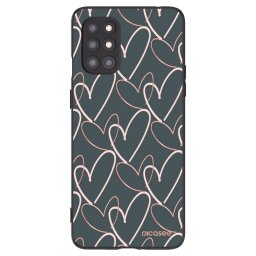 Fekete szilikon tok az alábbi mobiltelefonokra OnePlus 8T - Lots of love