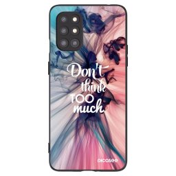 Fekete szilikon tok az alábbi mobiltelefonokra OnePlus 8T - Don't think TOO much