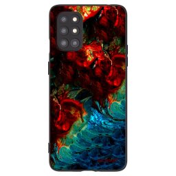 Fekete szilikon tok az alábbi mobiltelefonokra OnePlus 8T - Universe