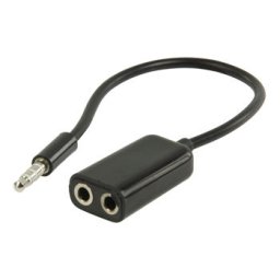 Jack 3.5mm 3ring (M) > 2*3ring(F) duplikáló PN: KKTJ4MJ23F