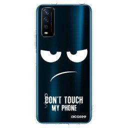 Átlátszó szilikon tok az alábbi mobiltelefonokra Vivo Y11s - Don't Touch My Phone
