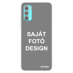 Átlátszó szilikon tok az alábbi mobiltelefonokra Motorola Moto G60 - Saját fotó/motívum