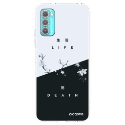 Átlátszó szilikon tok az alábbi mobiltelefonokra Motorola Moto G60 - Life - Death
