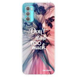 Átlátszó szilikon tok az alábbi mobiltelefonokra Motorola Moto G60 - Don't think TOO much