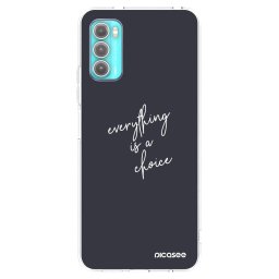 Átlátszó szilikon tok az alábbi mobiltelefonokra Motorola Moto G60 - Everything is a choice