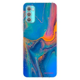 Átlátszó szilikon tok az alábbi mobiltelefonokra Motorola Moto G60 - Rainbow