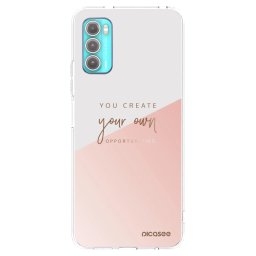 Átlátszó szilikon tok az alábbi mobiltelefonokra Motorola Moto G60 - You create your own opportunities