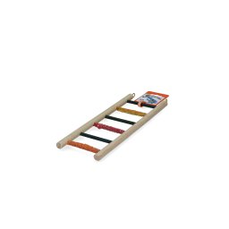 Birrdeeez Budgie Ladder 6 lépéses fa papagájlétra