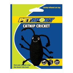 Petsport Macskagyökér tücsök fekete macskajáték