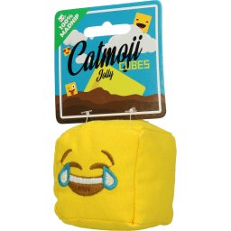 Catmoji Emoji Cat Cube Jolly macskagyökérrel plüss macskajáték