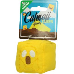 Catmoji Emoji Cat Cube Spooky macskagyökérrel plüss macskajáték
