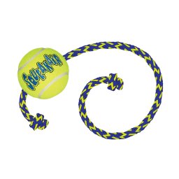 KONG Air Squeaker teniszlabda kötéllel