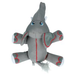 KONG Cozie elefánt csörgő anyagból nagy kutyajáték