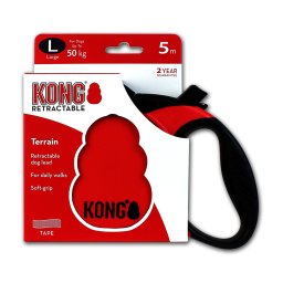 KONG Terep kutyapóráz piros 5M/50KG