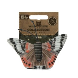 Wild Life Collection Macskagyökérrel töltött vörös pillangó macskajáték