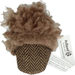 Wooly Luxury Gyapjú luxus papucs barna macskajáték