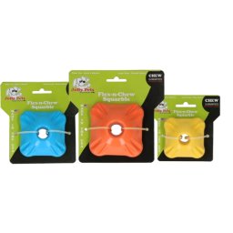 Jolly Pets Flex-n-Chew sárga kicsi kutyajáték