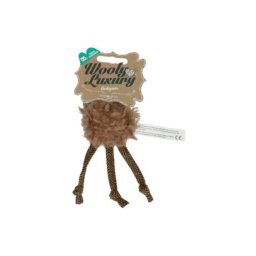 Wooly Luxury Barna gyapjú macskajáték