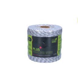 ZoneGuard Plus kerítés huzal 3 mm fekete fehér 400 m istálló állattartás villanypásztor szalag