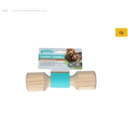 Pawise Súlyzó alakú játék fából 20 cm kutyajáték
